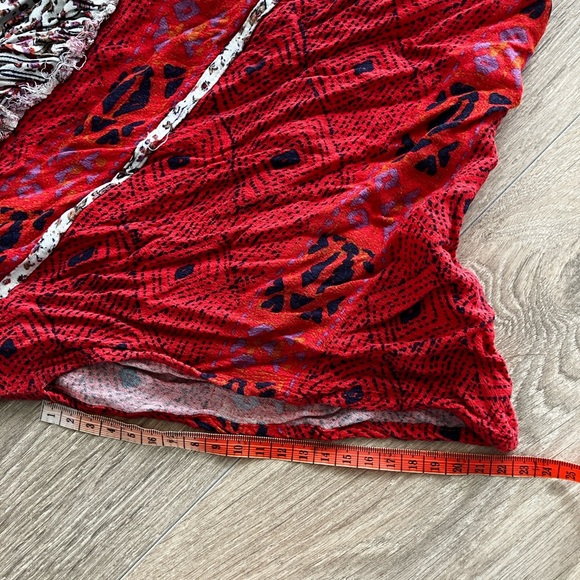 free people dress red tunic - Picture 13 of 15